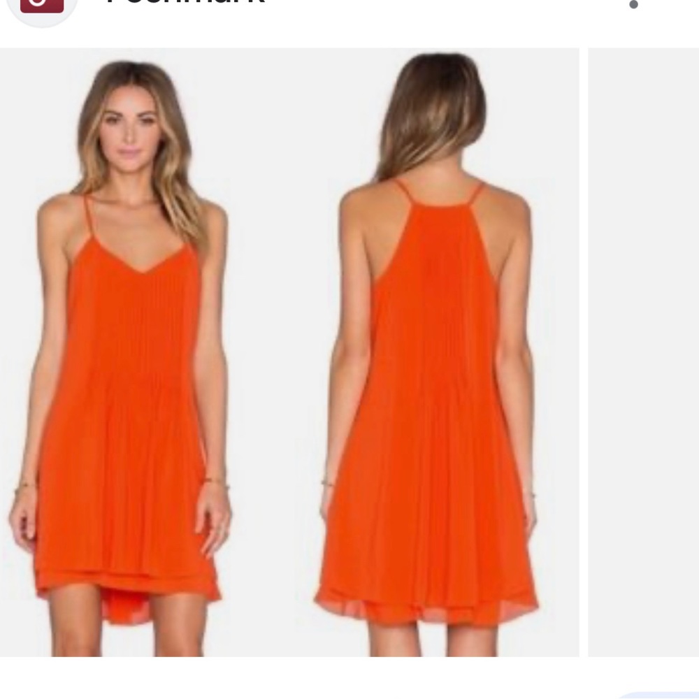 Sanctuary Pintuck Layered V-Neck Mini Dress